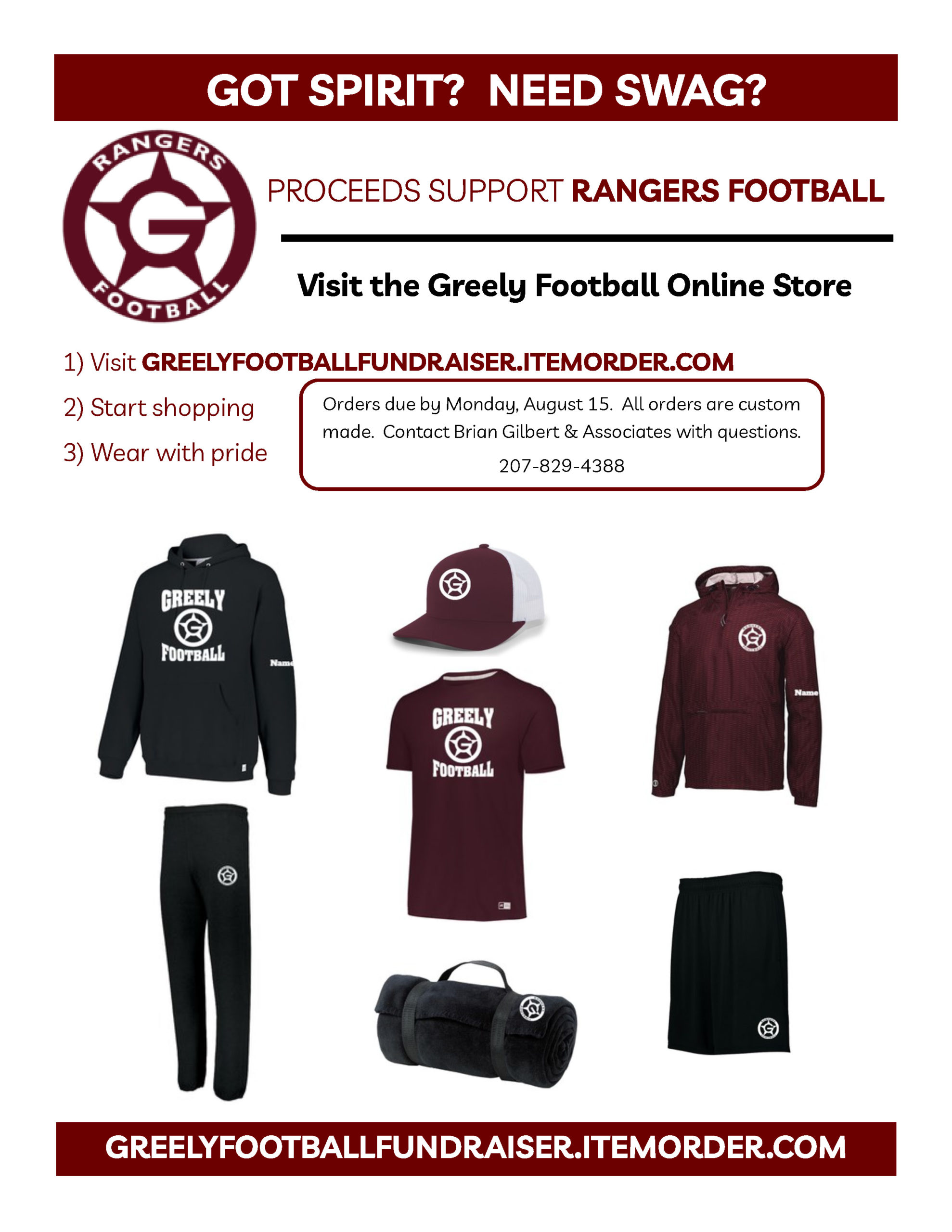 Greely Football Online Shop Flyer-1