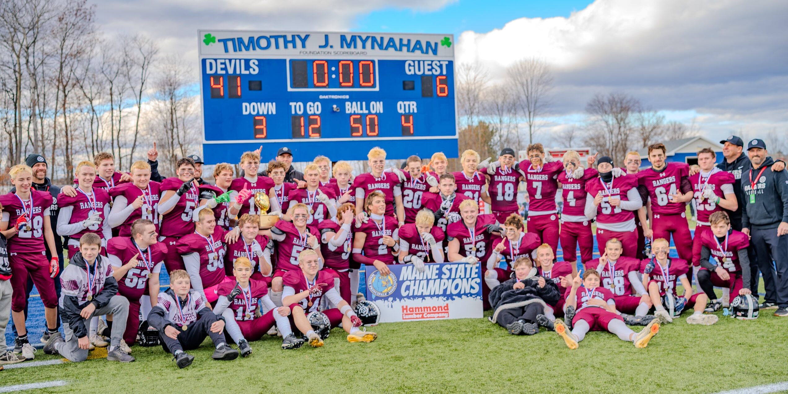 2025 Greely Football State Champs